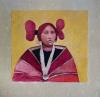 Hopi Woman in Red by Ben Wright